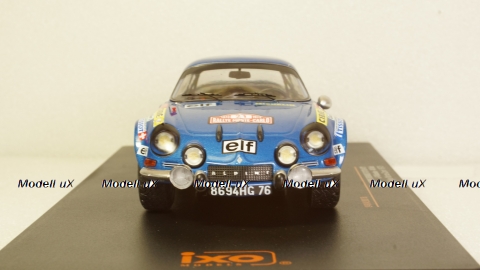 Alpine Renault A110, No.21, Rallye Monte Carlo, J.P.Nicolas/M.Vial, 1973, 24RAL007B, IXO 1:24