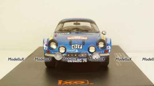 Alpine Renault A110, No.21, Rallye Monte Carlo, J.P.Nicolas/M.Vial, 1973, 24RAL007B, IXO 1:24