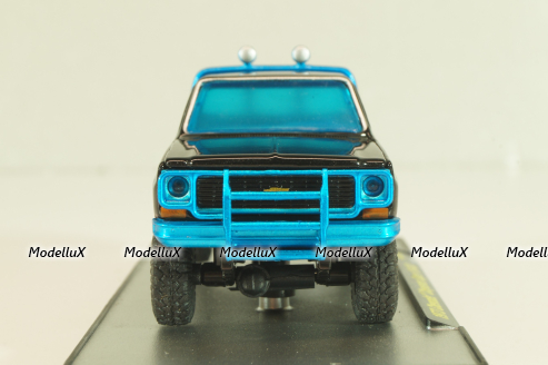 Chevrolet Blaze K5 Cheyenne 10 4x4 1977, black, 32500cb, M2 1:64