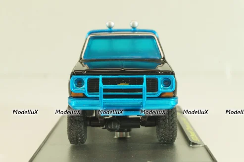 Chevrolet Blaze K5 Cheyenne 10 4x4 1977, black, 32500cb, M2 1:64