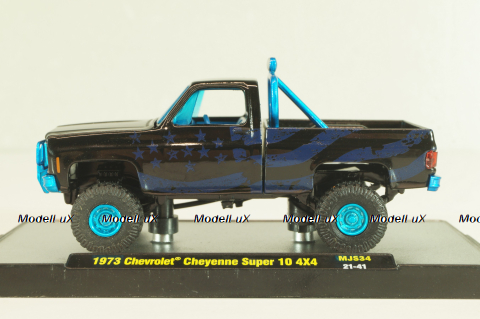 Chevrolet Blaze K5 Cheyenne 10 4x4 1977, black, 32500cb, M2 1:64