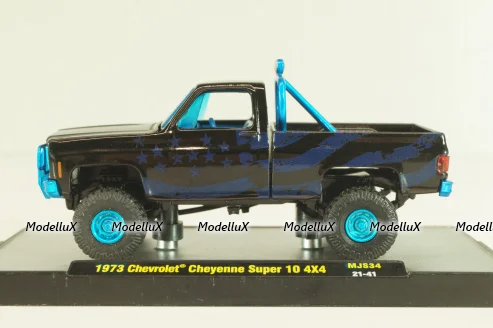 Chevrolet Blaze K5 Cheyenne 10 4x4 1977, black, 32500cb, M2 1:64