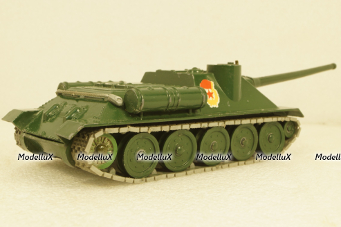 СУ-100, зеленый, СССР 1:43
