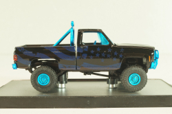Chevrolet Blaze K5 Cheyenne 10 4x4 1977, black, 32500cb, M2 1:64