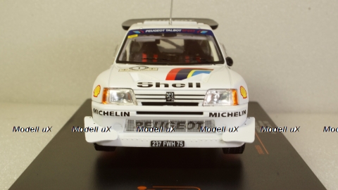 Peugeot 205 T16 E2, No.1, Rallye WM, 1000 Lakes Rally T.Salonen/S.Harjanne, IXO 1:24
