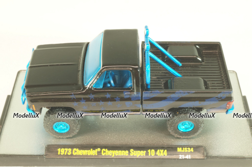 Chevrolet Blaze K5 Cheyenne 10 4x4 1977, black, 32500cb, M2 1:64
