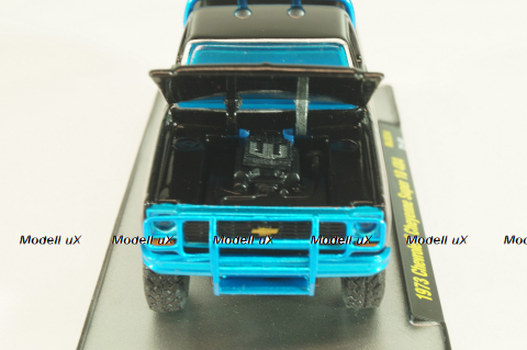 Chevrolet Blaze K5 Cheyenne 10 4x4 1977, black, 32500cb, M2 1:64