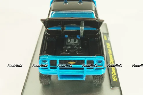Chevrolet Blaze K5 Cheyenne 10 4x4 1977, black, 32500cb, M2 1:64