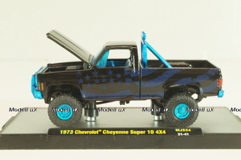 Chevrolet Blaze K5 Cheyenne 10 4x4 1977, black, 32500cb, M2 1:64