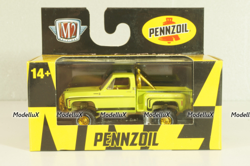 Chevrolet K10 Scottsdale 4x4 1976, light green, 32500cs, M2 1:64