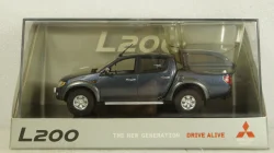 Mitsubishi L200, blue, Vitesse 1:43