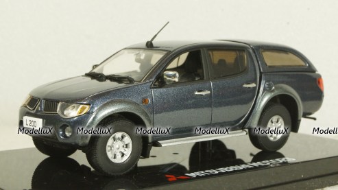 Mitsubishi L200, blue, Vitesse 1:43