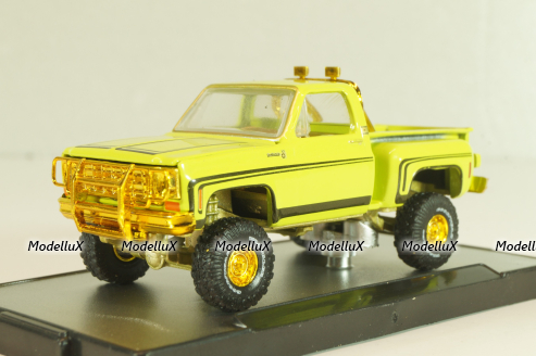 Chevrolet K10 Scottsdale 4x4 1976, light green, 32500cs, M2 1:64