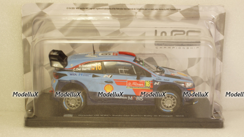 Hyundai i20 WRC, No.16, WRC, Rally Portugal D.Sordo/C.Del Barrio, Hachette 1:24