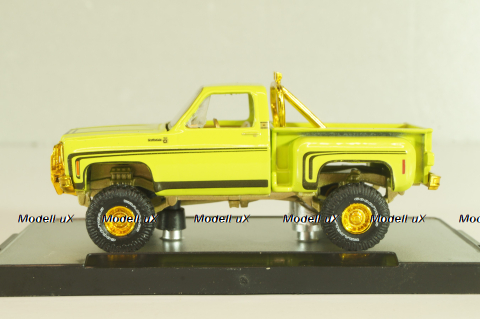 Chevrolet K10 Scottsdale 4x4 1976, light green, 32500cs, M2 1:64