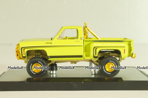 Chevrolet K10 Scottsdale 4x4 1976, light green, 32500cs, M2 1:64