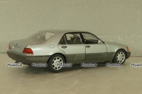 Mercedes-Benz 600 SEL (W140) 1991, silver, 1261, Schabak 1:43
