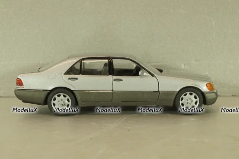 Mercedes-Benz 600 SEL (W140) 1991, silver, 1261, Schabak 1:43
