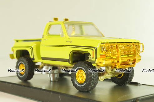 Chevrolet K10 Scottsdale 4x4 1976, light green, 32500cs, M2 1:64