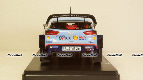 Hyundai i20 WRC, No.16, WRC, Rally Portugal D.Sordo/C.Del Barrio, Hachette 1:24