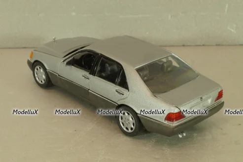 Mercedes-Benz 600 SEL (W140) 1991, silver, 1261, Schabak 1:43