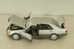 Mercedes-Benz 600 SEL (W140) 1991, silver, 1261, Schabak 1:43
