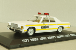 Dodge Royal Monaco 1977, Police Illinois state from movie "Blues Brothers" 1980, 86424, Greenlight 1:43