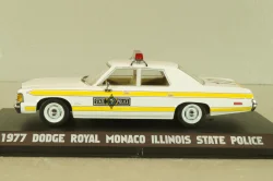 Dodge Royal Monaco 1977, Police Illinois state from movie "Blues Brothers" 1980, 86424, Greenlight 1:43