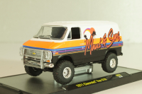 Chevrolet Van G10 1971, white/orange/black, 32500-R92, M2 1:64 