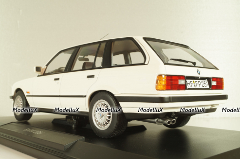 BMW 325i Touring 1992, white, 183217, Norev 1:18