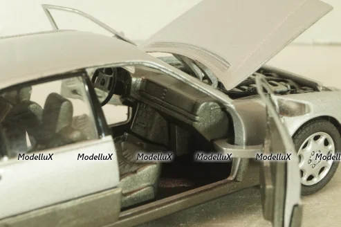 Mercedes-Benz 600 SEL (W140) 1991, silver, 1261, Schabak 1:43