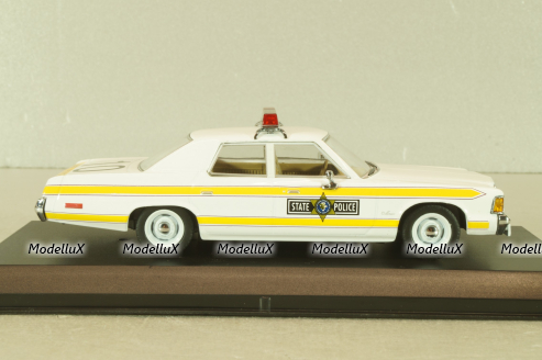 Dodge Royal Monaco 1977, Police Illinois state from movie "Blues Brothers" 1980, 86424, Greenlight 1:43