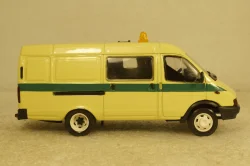 Газ-3221, Газель, Инкассаторская №2, Агат 1:43