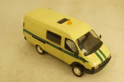 Газ-3221, Газель, Инкассаторская №2, Агат 1:43