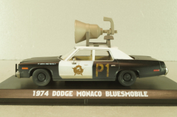 Dodge Monaco 1974, Blursmobile from movie "Blues Brothers" 1980, 86423, Greenlight 1:43
