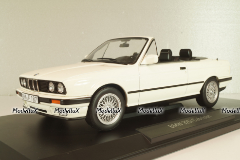BMW 325i Cabriolet (E30) 1991, white, 183213, Norev 1:18