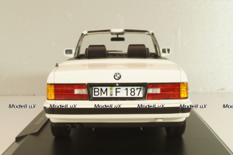 BMW 325i Cabriolet (E30) 1991, white, 183213, Norev 1:18