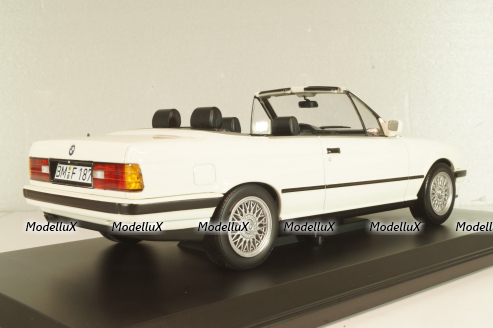 BMW 325i Cabriolet (E30) 1991, white, 183213, Norev 1:18