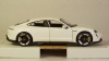 Porsche Taycan Turbo S, white, Burago 1:24