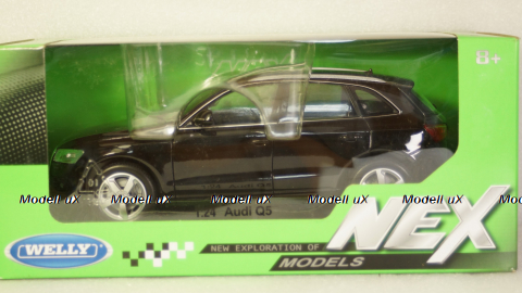 Audi Q5 (8R) 2008, black, WEL22518W-Black, Welly 1:24