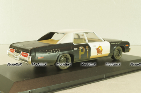 Dodge Monaco 1974, Blursmobile from movie "Blues Brothers" 1980, 86421, Greenlight 1:43