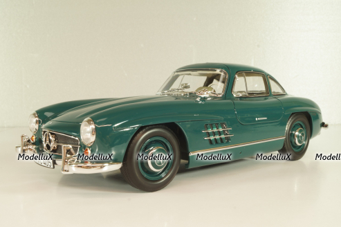 Mercedes-Benz 300 SL Gullwing (W198) 1954, green, 183851, Norev 1:18