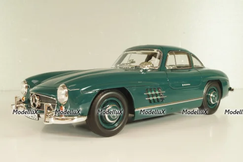 Mercedes-Benz 300 SL Gullwing (W198) 1954, green, 183851, Norev 1:18