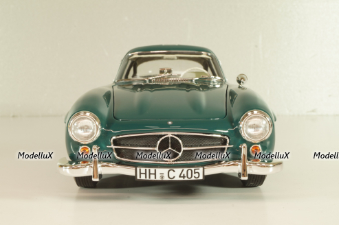 Mercedes-Benz 300 SL Gullwing (W198) 1954, green, 183851, Norev 1:18