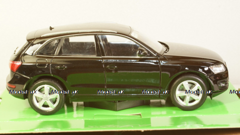 Audi Q5 (8R) 2008, black, WEL22518W-Black, Welly 1:24