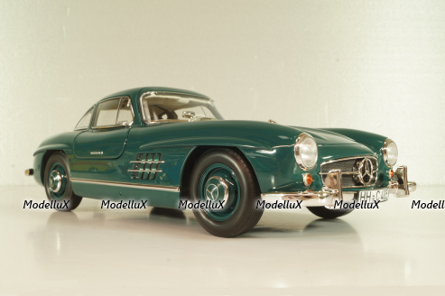 Mercedes-Benz 300 SL Gullwing (W198) 1954, green, 183851, Norev 1:18