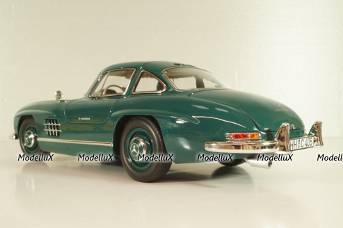 Mercedes-Benz 300 SL Gullwing (W198) 1954, green, 183851, Norev 1:18