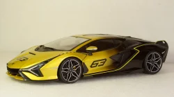 Lamborghini Sian FKP 37 2020 (Yellow Fade Color), 11100, Burago 1:18