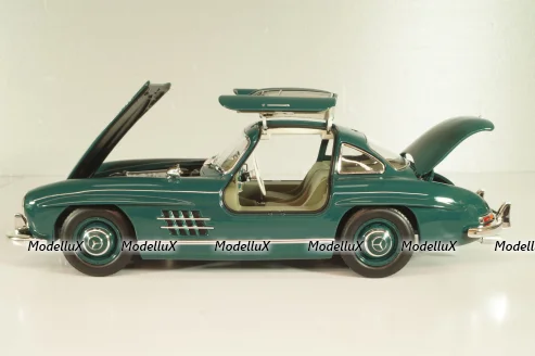 Mercedes-Benz 300 SL Gullwing (W198) 1954, green, 183851, Norev 1:18