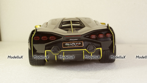 Lamborghini Sian FKP 37 2020 (Yellow Fade Color), 11100, Burago 1:18